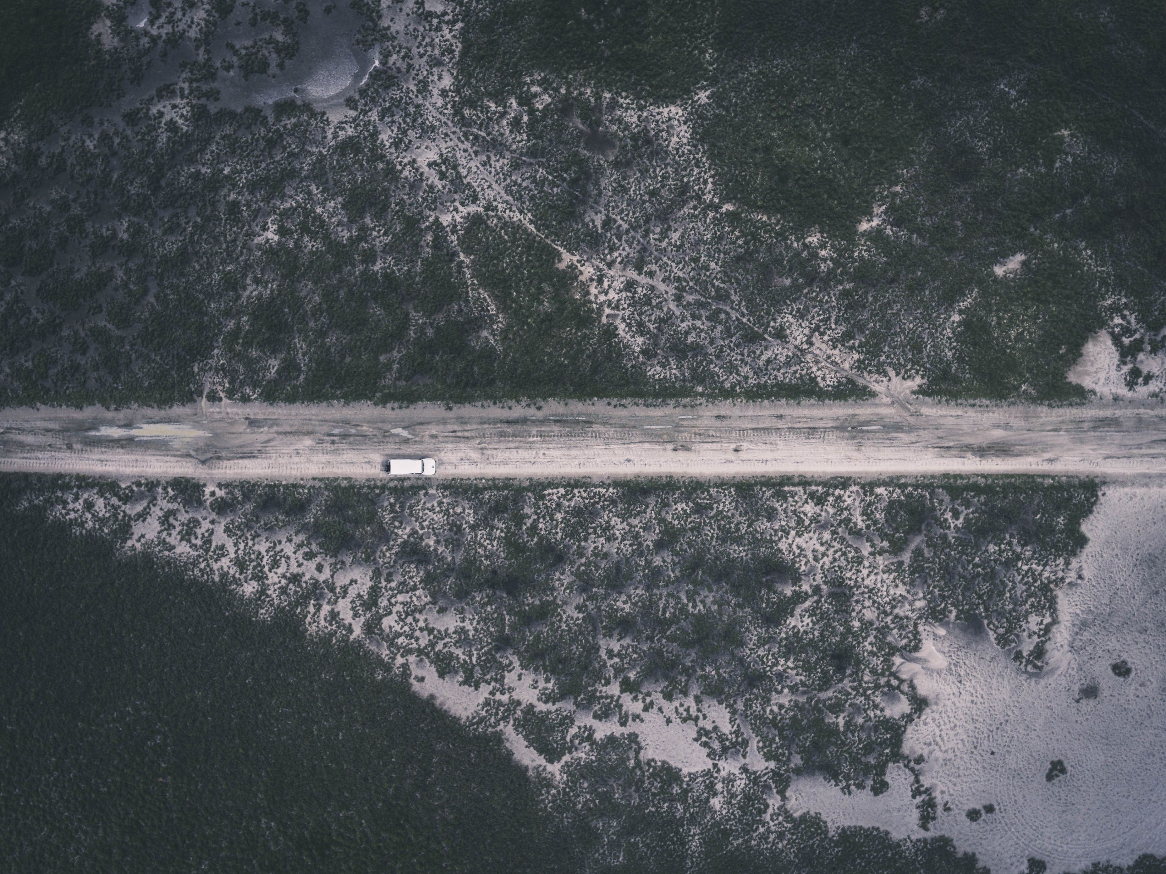 Lonely Road from Above